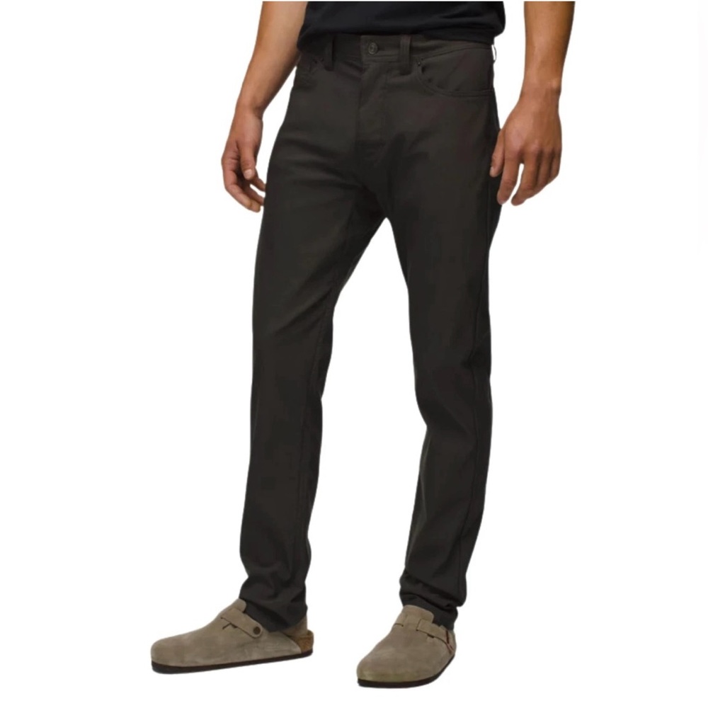 PrAna Brion Slim Fit Performance Pants Charcoal Grey Men's Size 30 Hiking